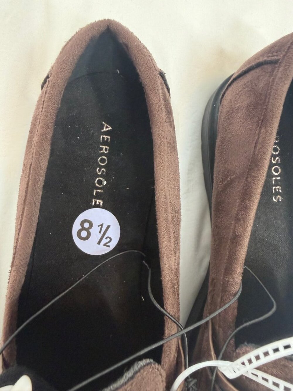 Aerosoles Beckett Brayla Brown Horsebit Lug Loafers Size 8.5M - Picture 4 of 11
